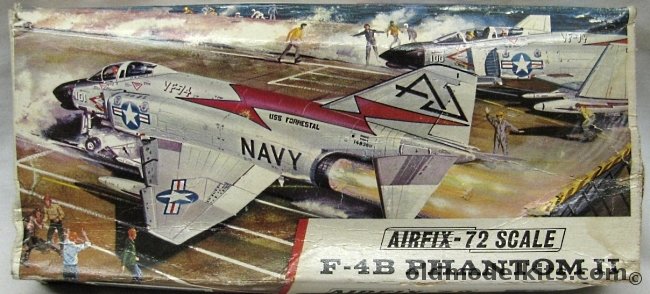 Airfix 1/72 F-4B Phantom II - VF-74 USS Forrestal - Type Three Logo Issue, 388 plastic model kit